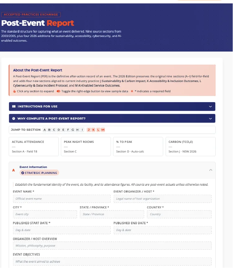 apex post-event reports